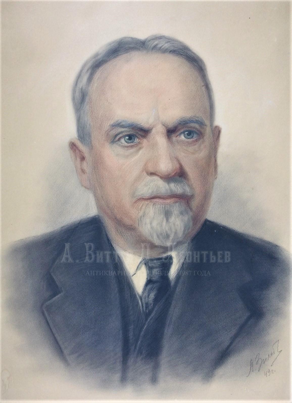 Зильберштейн Леонид Андреевич - портрет Семашко Николая Александровича